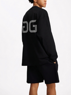 JAVA IRON LONGSLEEVE BLACK MODEL BACK – GRAVE / GENTO