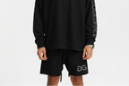 JAVA IRON LOOSE SHORT BLACK MODEL FRONT – GRAVE / GENTO