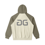 RAGLAN HOODIE APRICOT/GRAY BACK – GRAVE / GENTO
