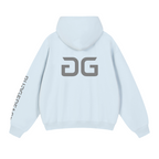 JAVA FORGE HOODIE BLEU BACK – GRAVE / GENTO