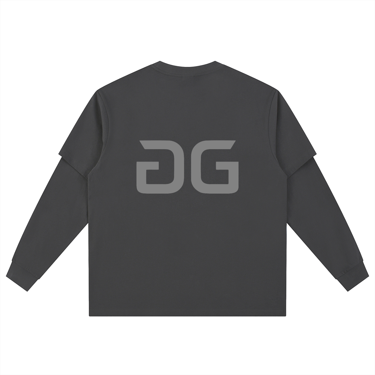BATIK RAW LONGSLEEVE GRAY BACK – GRAVE / GENTO