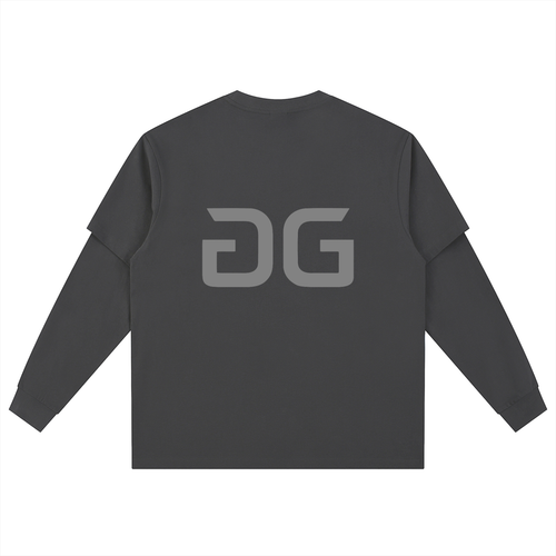 BATIK RAW LONGSLEEVE GRAY BACK – GRAVE / GENTO