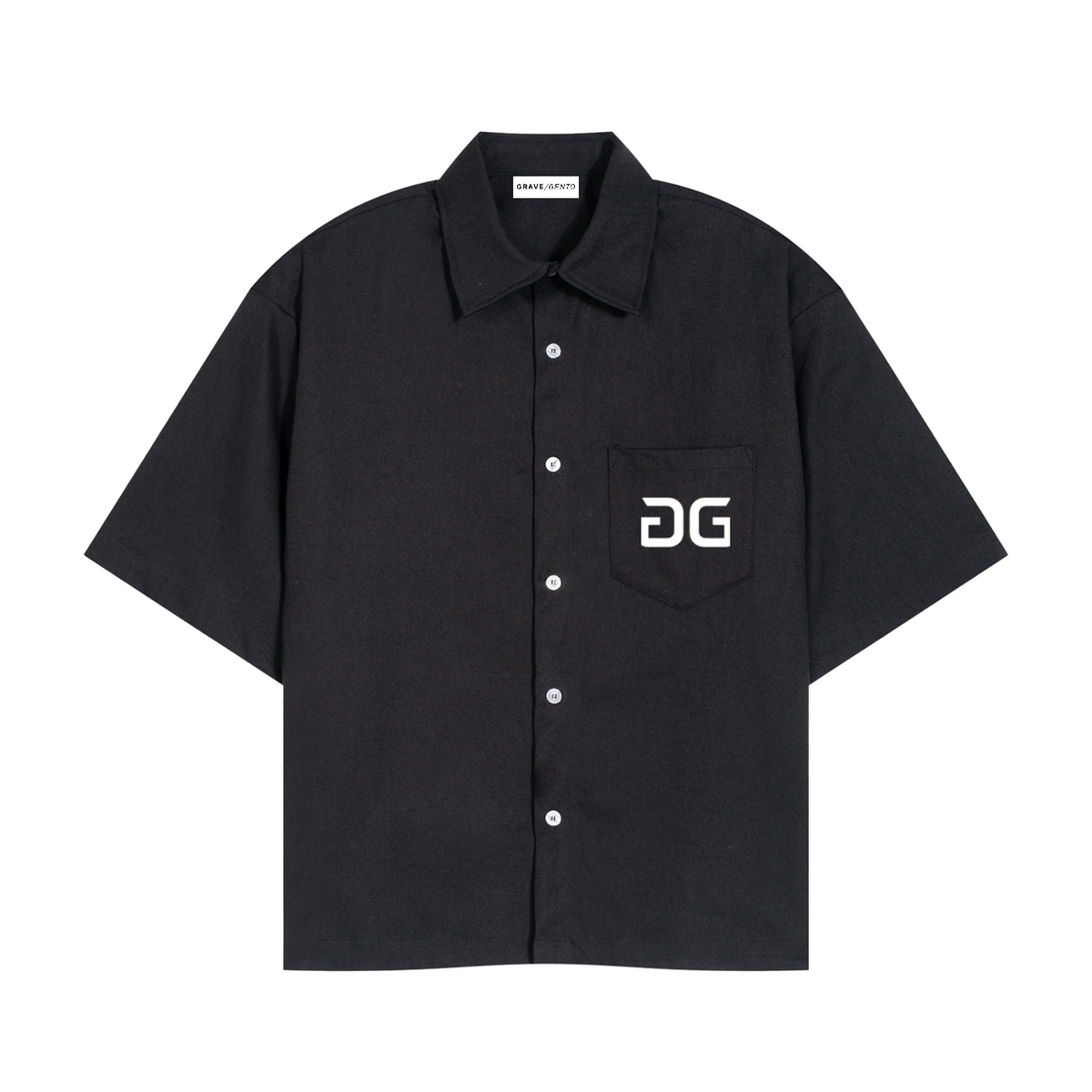 BATIK BOX FLANNEL BLACK FRONT – GRAVE / GENTO