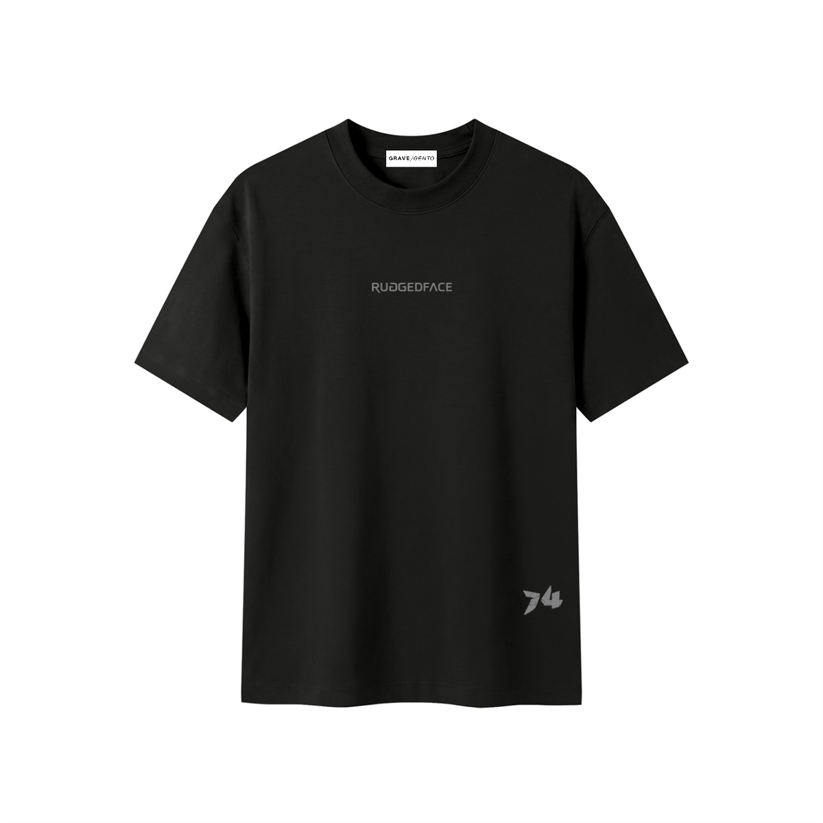 JAVA GANDA TEE BLACK FRONT – GRAVE / GENTO