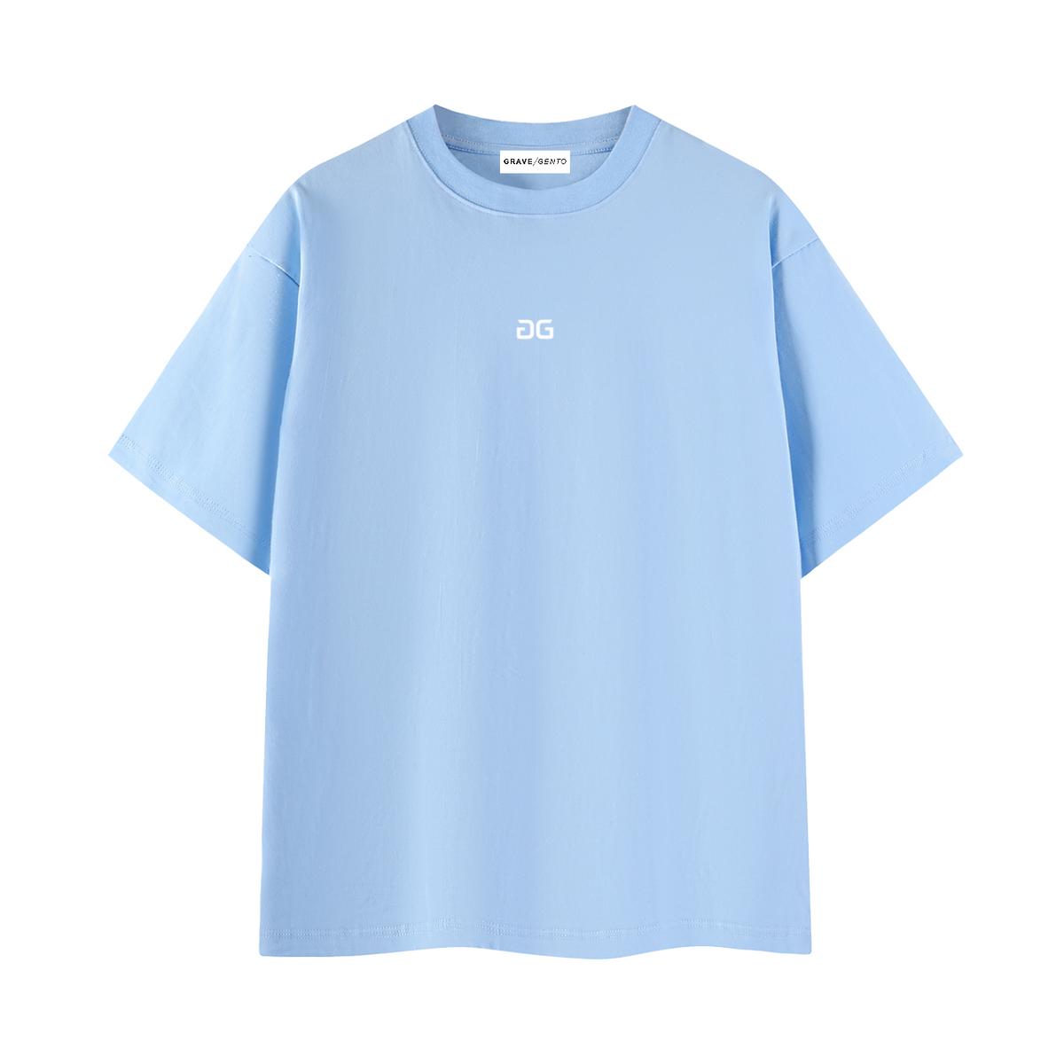 ESSENTIAL TEE BLEU FRONT – GRAVE / GENTO