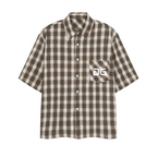 SUMATRA BOX FLANNEL BROWN/APRICOT FRONT – GRAVE / GENTO