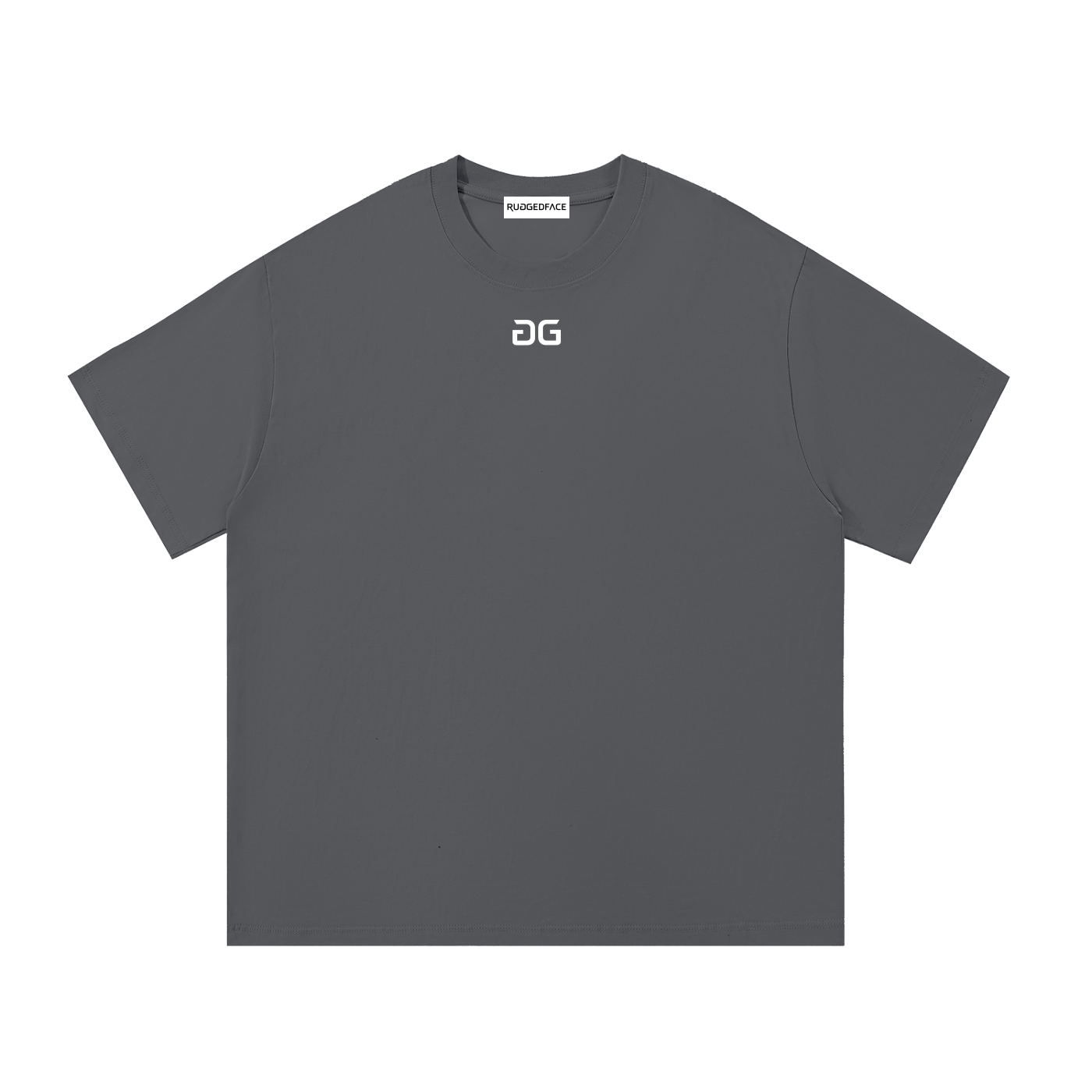 RUGGEDFACE_Essential_Tee_Dark_Gray_flat_front