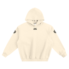 RUGGEDFACE_FAKE_SMILE_BOX_HOODIE_Cream_Apricot_flat_front