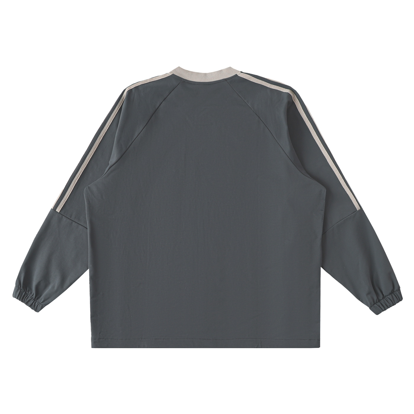 RUGGEDFACE_NUSANTARA_LONGSLEEVE_Dark_Gray_with_Khaki_flat_back