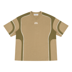RUGGEDFACE_borneo_raw_tee_Brown_with_Army_Green_flat_front