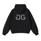 JAVA FORGE HOODIE BLACK BACK – GRAVE / GENTO