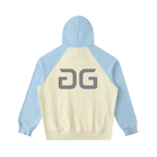 RAGLAN HOODIE APRICOT/BLEU BACK – GRAVE / GENTO