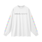 JAVA STEEL LONGSLEEVE WHITE FRONT – GRAVE / GENTO