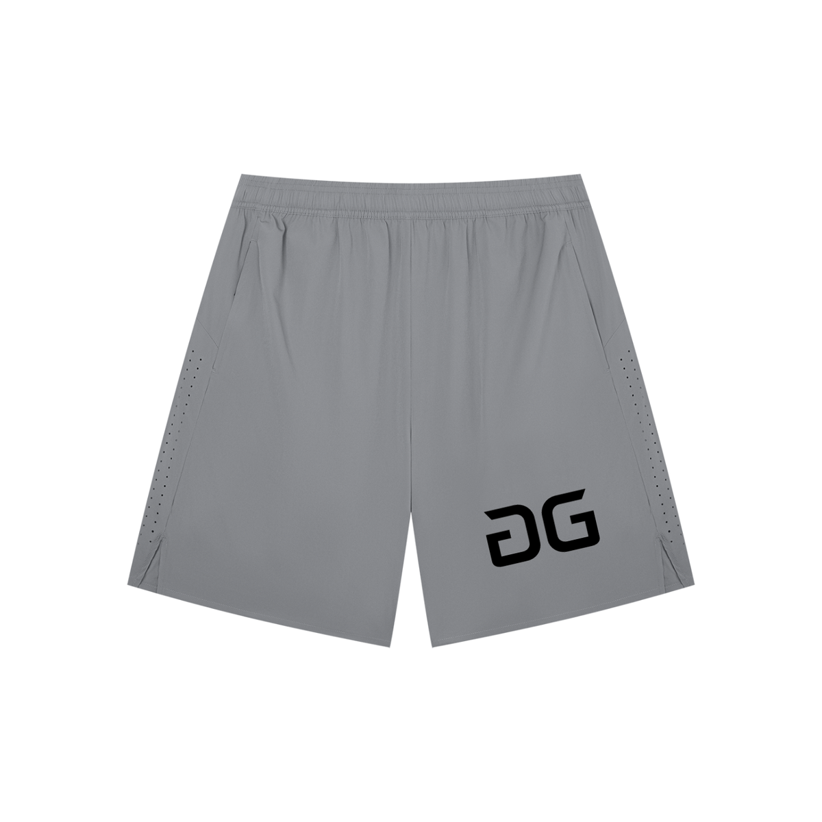 COOLMAX SHORTS LIGHT GRAY FRONT – GRAVE / GENTO