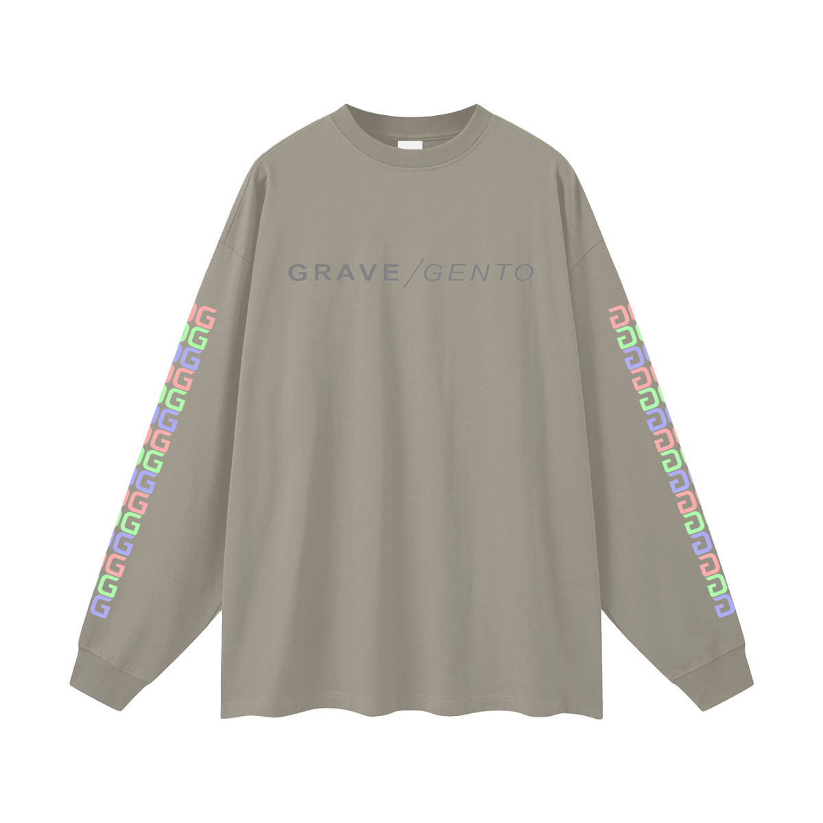 JAVA STEEL LONGSLEEVE GRAY CAMEL FRONT – GRAVE / GENTO