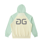RAGLAN HOODIE APRICOT/GREEN BACK – GRAVE / GENTO